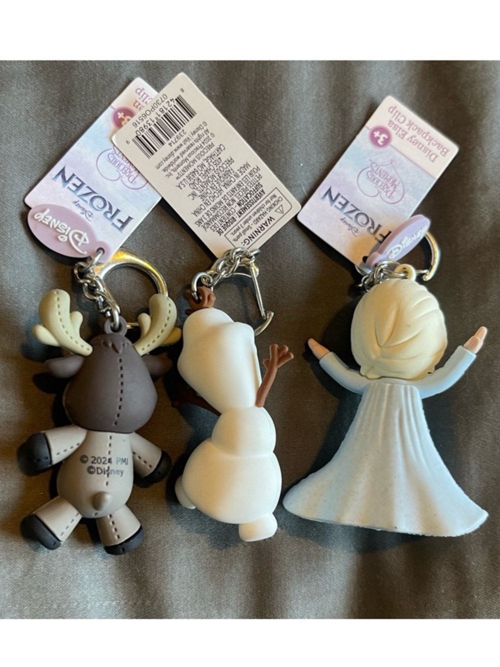 Disney Frozen Character Keychains / Backpack Clips - Picture 6 of 10